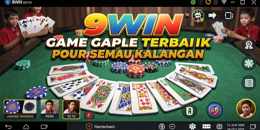 Tampilan gameplay Gaple yang seru dan interaktif di 9WIN.