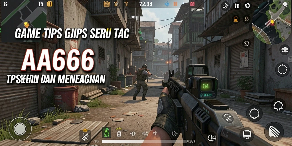 Screenshot gameplay AA666 menampilkan aksi seru dalam mode TPS.