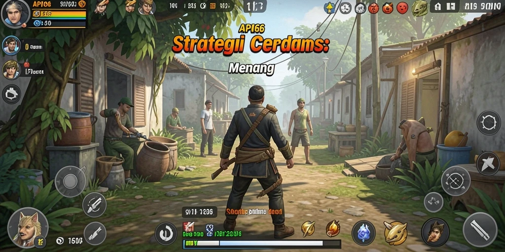 Screenshot gameplay API66 menampilkan strategi perang yang kompleks dan mendalam.