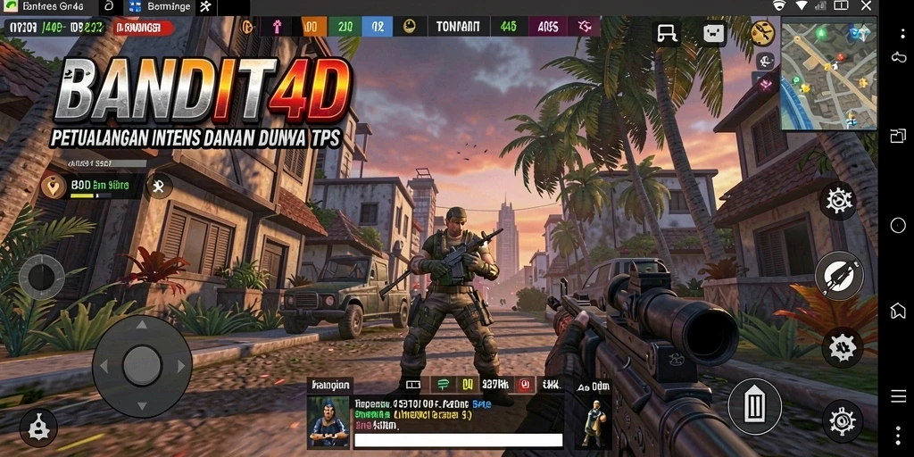 Tangkapan layar menampilkan aksi seru dari gameplay BANDIT4D.
