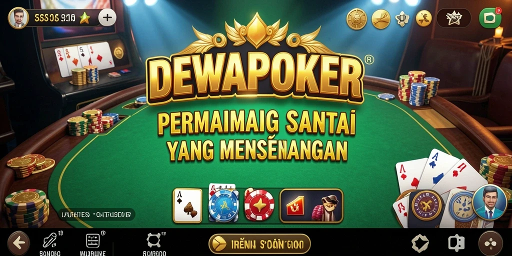 Screenshot DEWAPOKER menunjukkan gameplay seru dan interaksi menarik.
