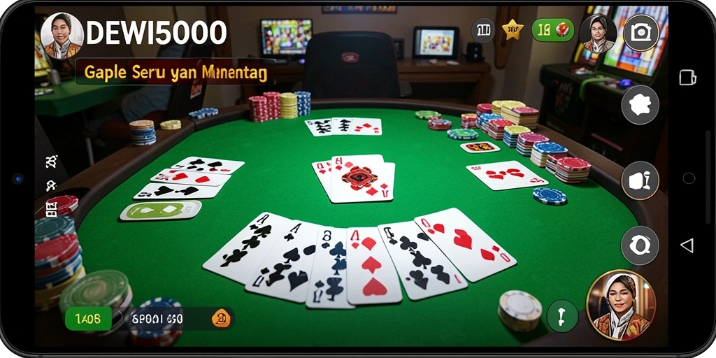 Tampilan gameplay DEWI5000 yang seru dan interaktif.