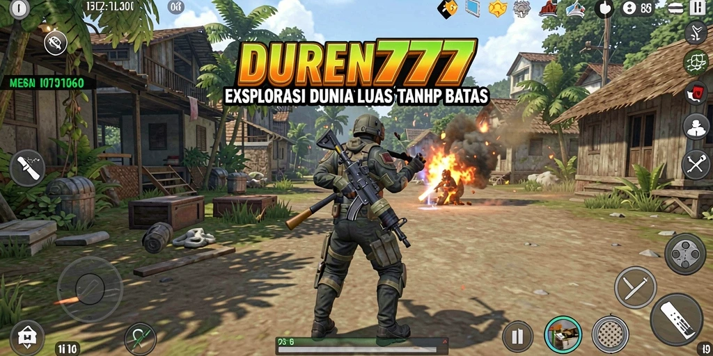 Tampilan gameplay DUREN777 yang menakjubkan dalam dunia Open World.