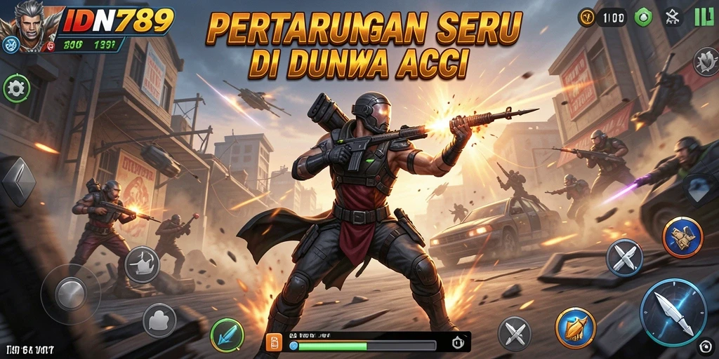 Gameplay menegangkan dalam aksi penuh di IDN789.
