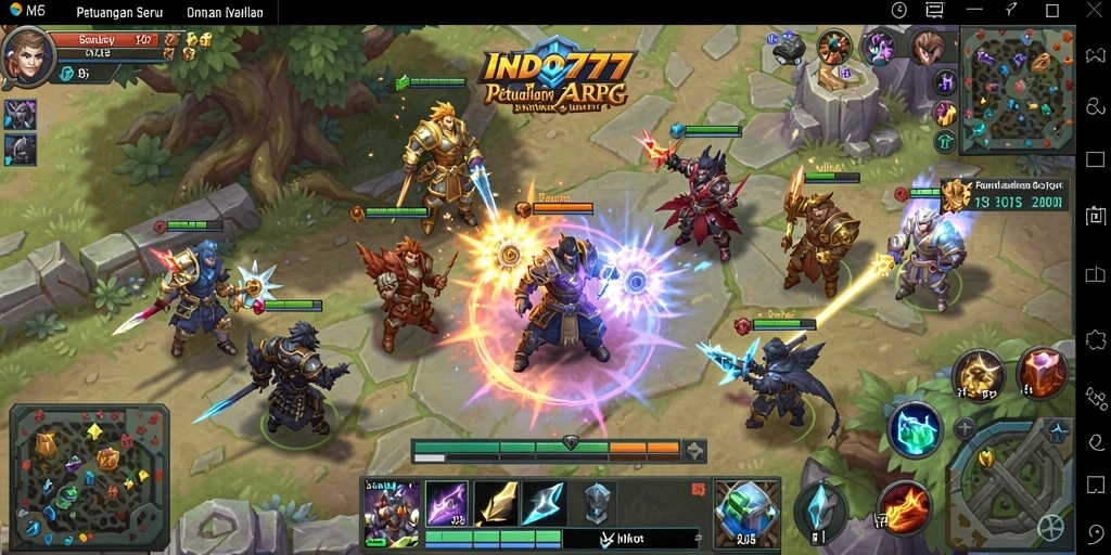 Gameplay seru dengan karakter unik dalam ARPG.
