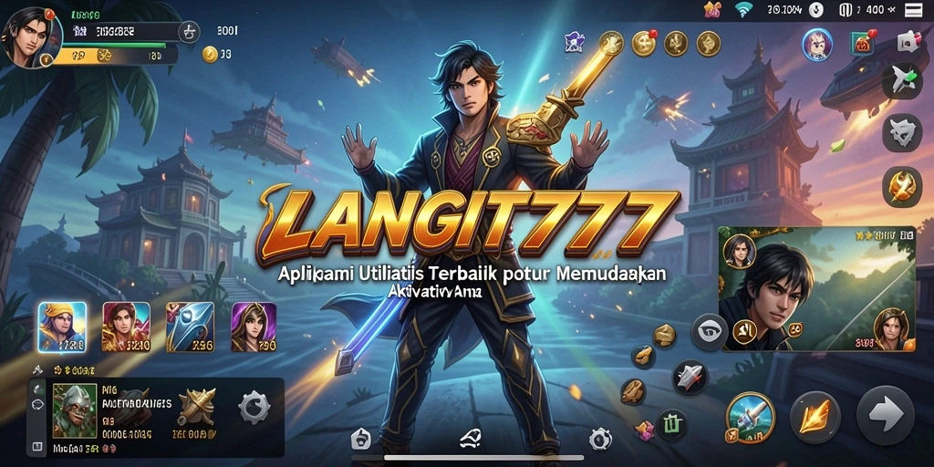 Tampilan antarmuka LANGIT777 yang bersih dan intuitif.
