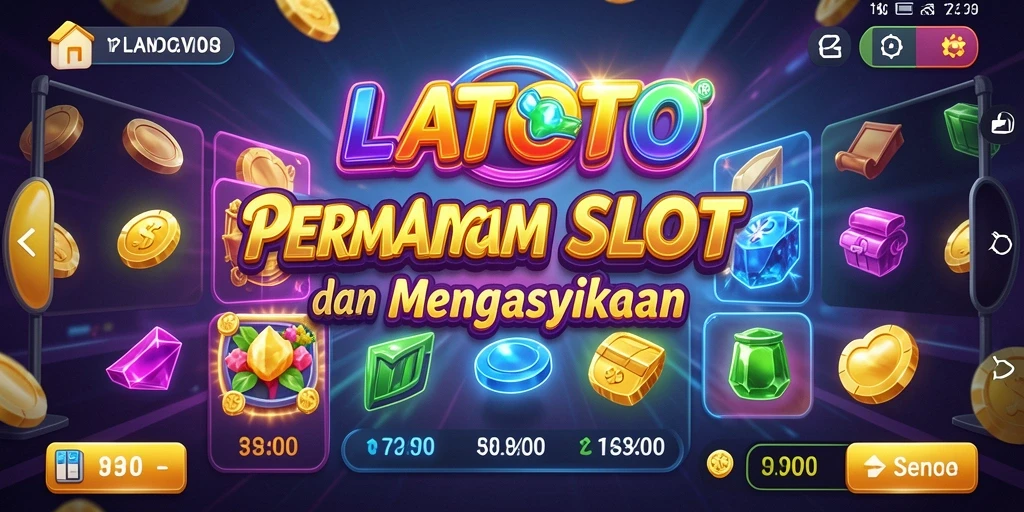 Tampilan gameplay LATOTO dengan putaran slot yang menegangkan.