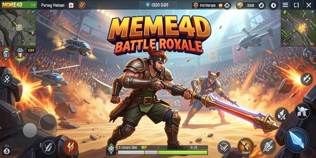 Gameplay intens dan strategi mendebarkan di MEME4D.