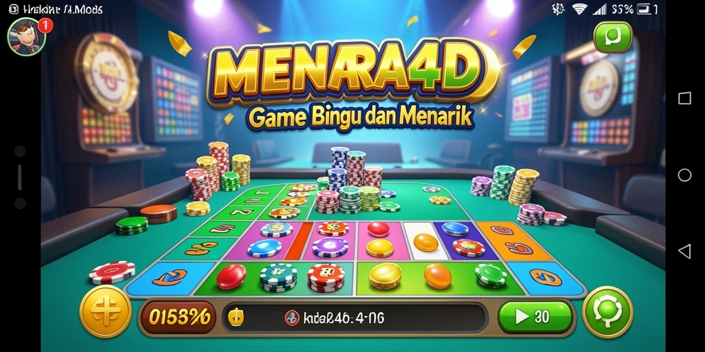 Tampilan screenshot <strong>MENARA4D</strong> dengan gameplay Bingo yang menarik.
