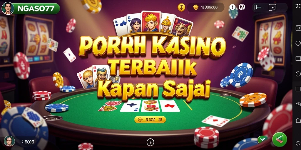 Screenshot gameplay NGASO77 dengan suasana kasino yang autentik.