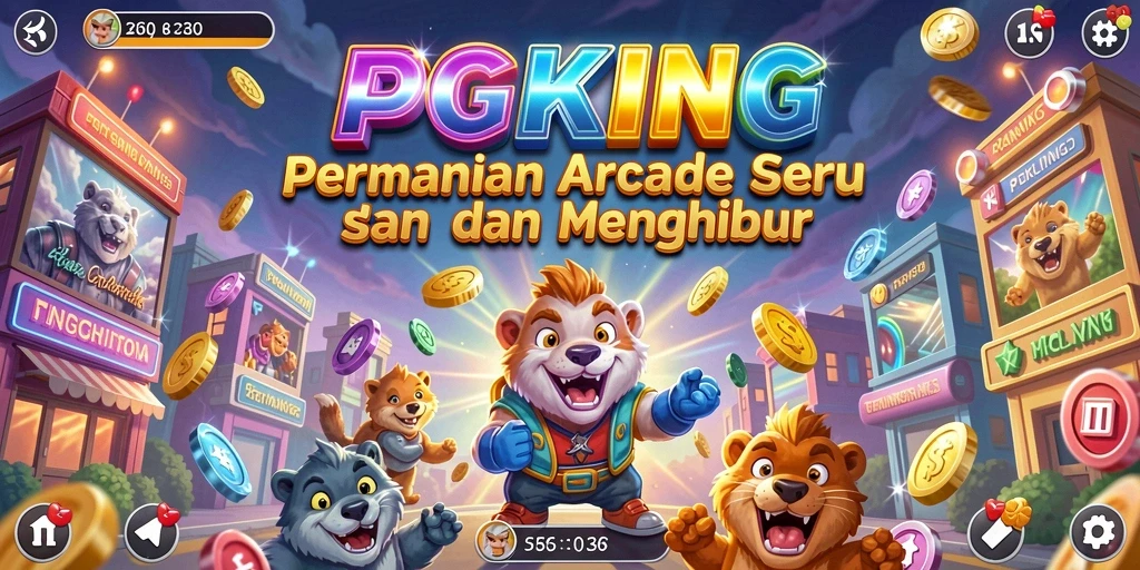 Tangkapan layar PGKING menunjukkan aksi gameplay seru yang menghibur.