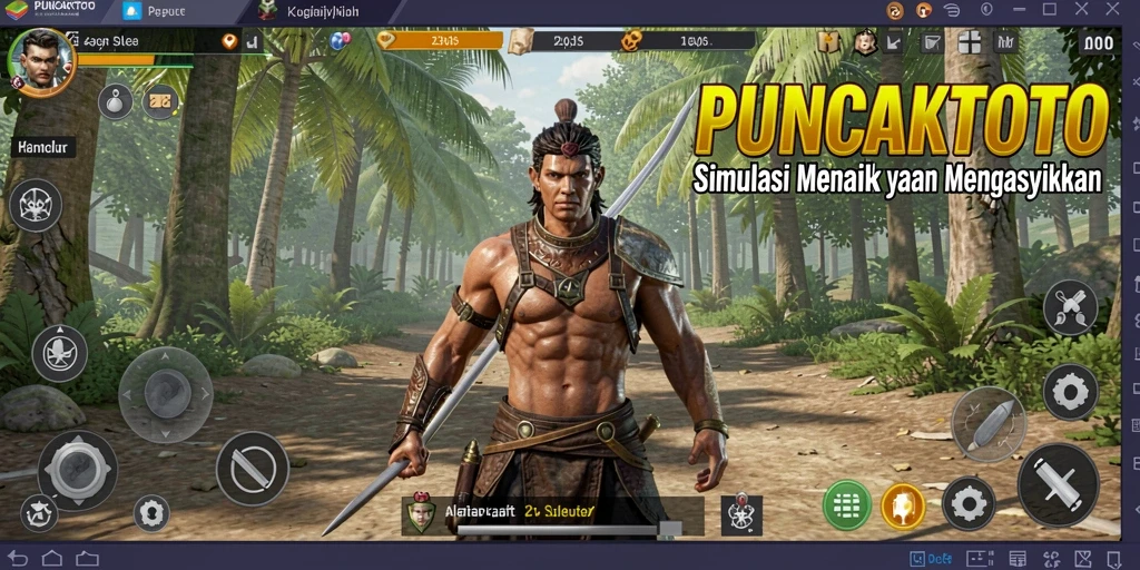 Tampilan gameplay <strong>PUNCAKTOTO</strong> yang memukau dan interaktif dengan grafis yang tajam.