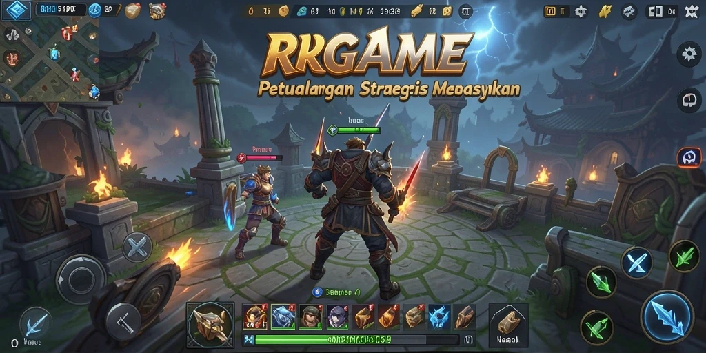 Tampilan gameplay RPGAME yang menegangkan dan penuh strategi.
