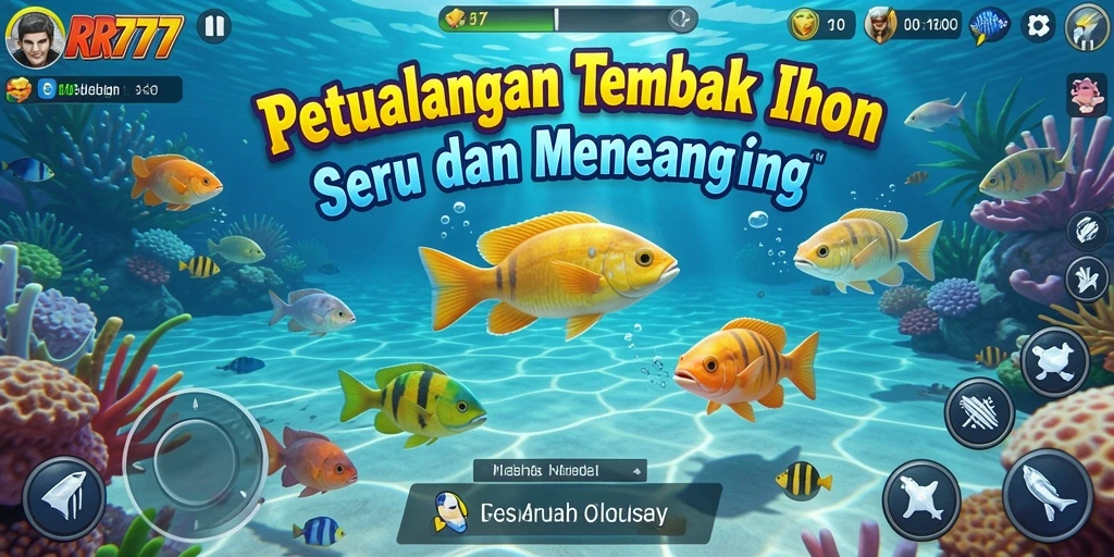 Tampilan menarik dari gameplay Tembak Ikan di RR777.