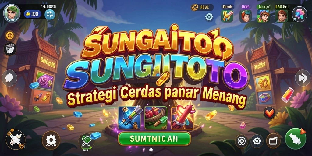 Screenshot dari SUNGAITOTO menampilkan strategi yang intens di medan perang.